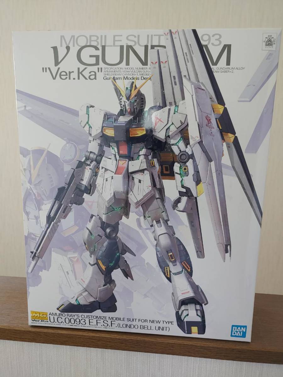 未組立て MG 1/100 νガンダム Ver.ka + Hi-νガンダム Ver.ka 2個セット 