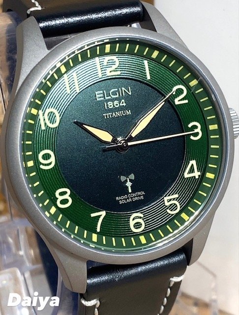 新品 ELGIN エルジン 腕時計 正規品 電波ソーラー アナログ腕時計  