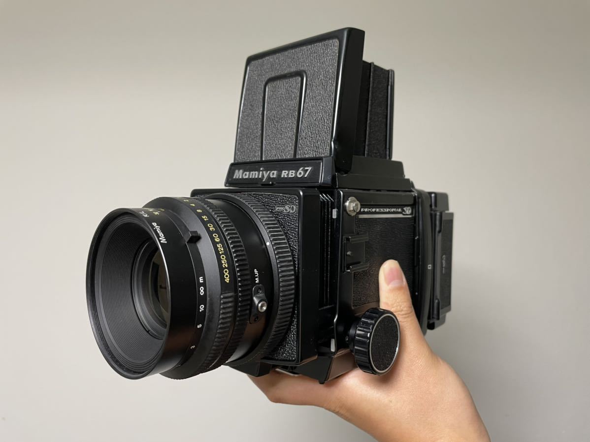 フィルムカメラ Mamiya RB67 Pro SD + K/L 1:3.5 f=127mm L 外観綺麗め・ジャンク扱い】MAMIYA RB67 ProSD + K/L 127mm F3.5 L RB67