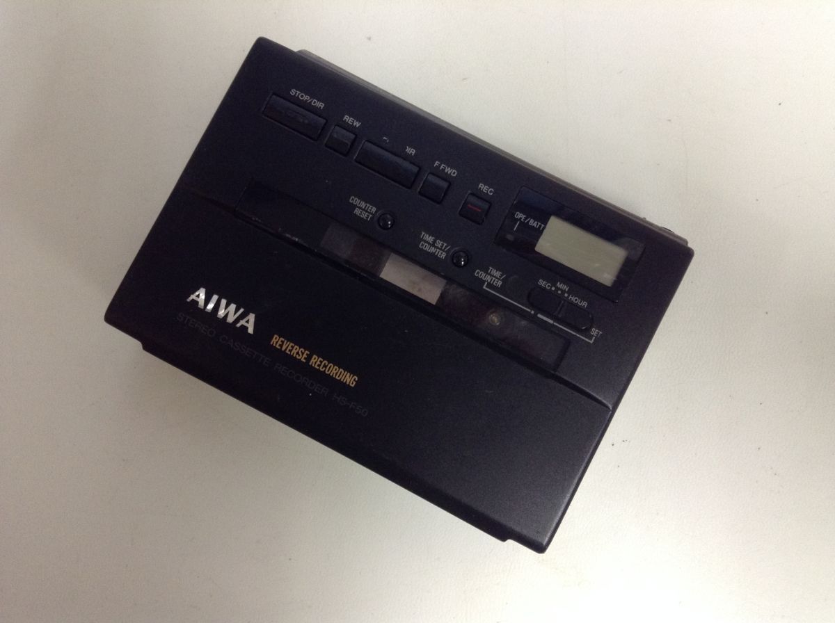AIWA カセットプレーヤー HS-F50 ジャンク品 AIWA HS-F50 cassetteboy アイワ カセットプレーヤー・カセットボーイ