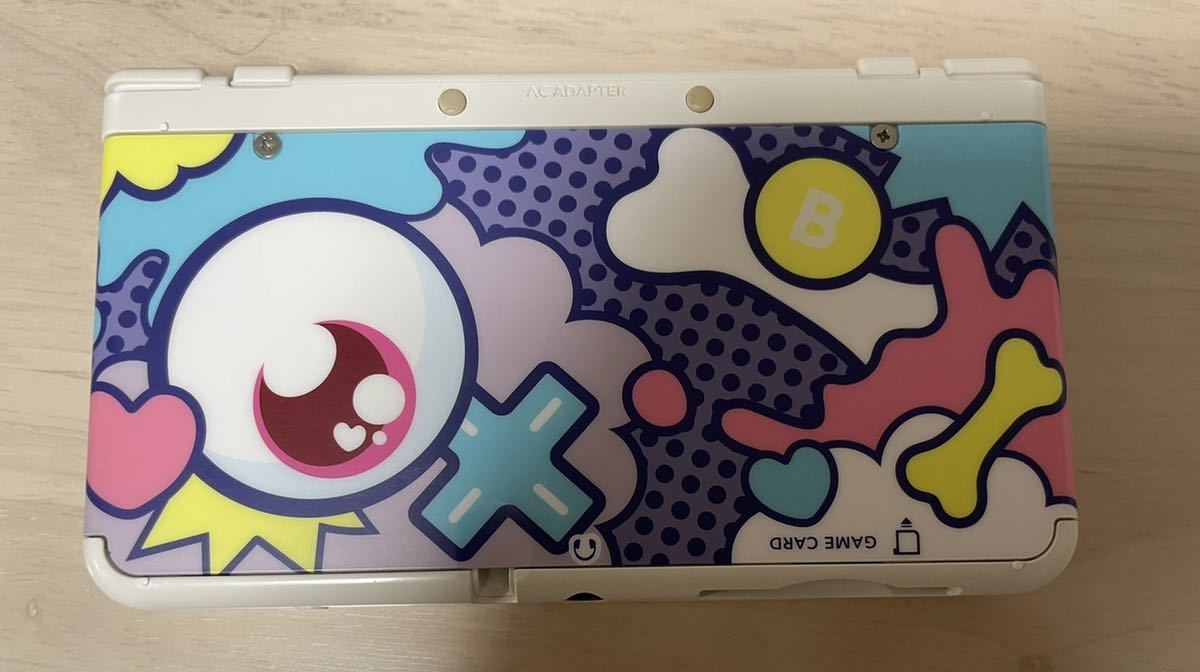 動作良好】New ニンテンドー3DS ホワイト本体 きせかえプレート No.052 