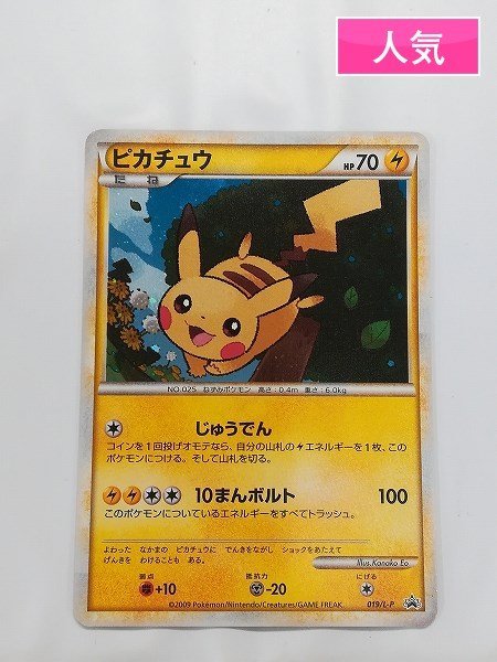 sD928o [限定] ポケモンカード ピカチュウ 019/L-P PCG アクション