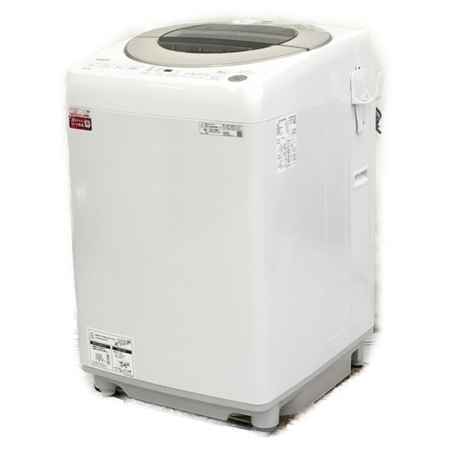 SHARP 9kg 洗濯機 214取付無料！完動品！SHARPインバーター搭載