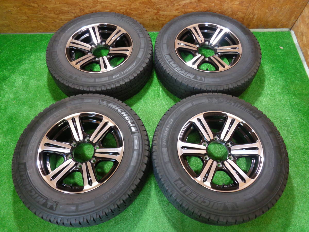 中古タイヤホイール4本SET キャンピングカー カムロード マッド 
