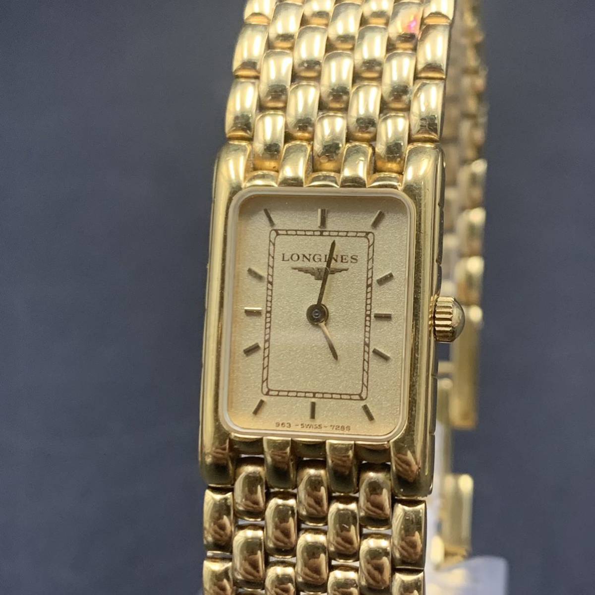 動作品 電池交換済み LONGINES ロンジン Flagship フラグシップ 2針 