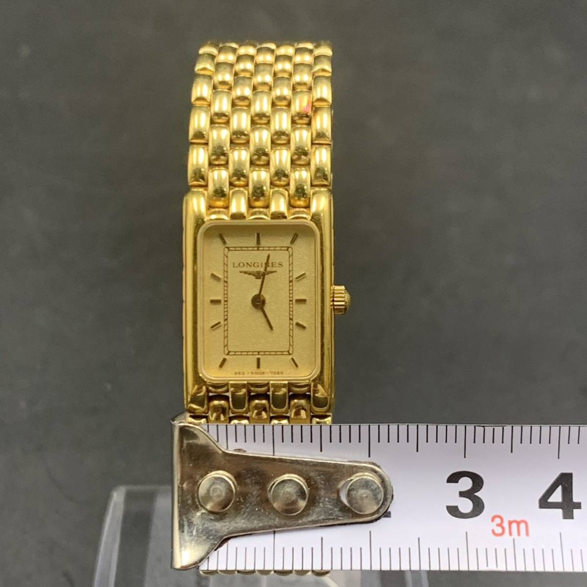 1円~【電池交換済み】 LONGINES ロンジン 7286 フラッグシップ 