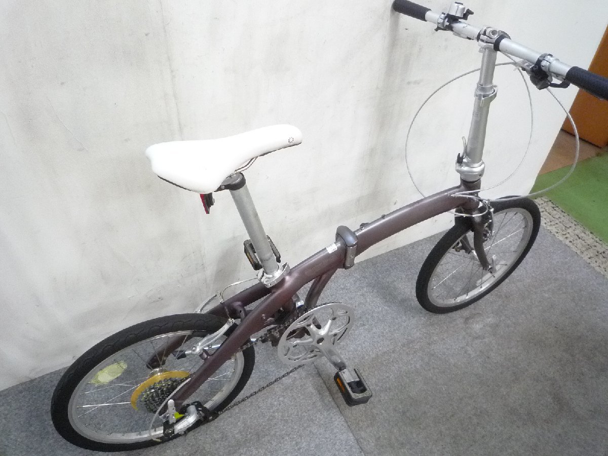 折り畳み自転車 20インチ ダホン ミュー P9 アルミフレーム 9段変速 