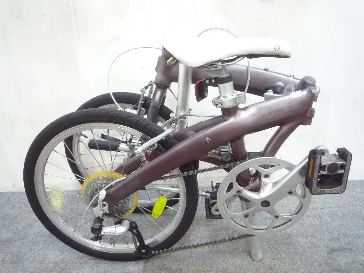 折り畳み自転車 20インチ ダホン ミュー P9 アルミフレーム 9段変速 