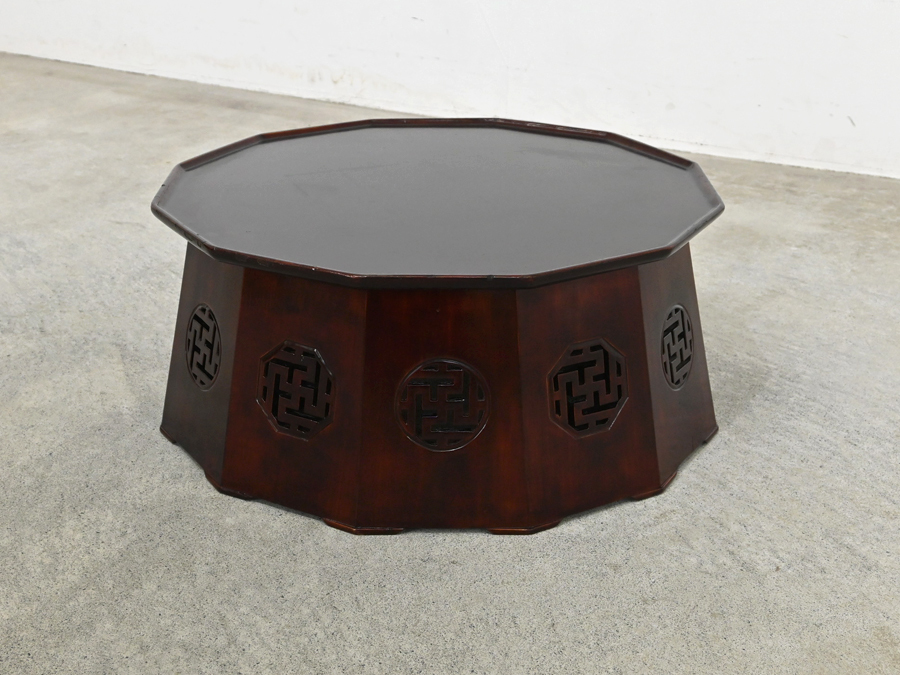 李朝家具 十二角脚付膳 小盤/杏子通板 盆 ソバン 朝鮮 韓国 バンダジ 