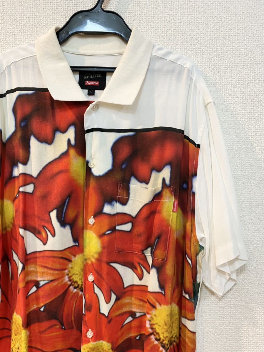 Supreme × Jean-Paul GAULTIER」アロハシャツ レーヨン半袖シャツ 