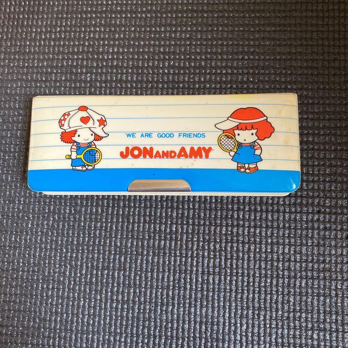 代引き手数料無料 昭和レトロ☆セルロイド 筆箱☆内藤ルネ 男の子 唐炭 