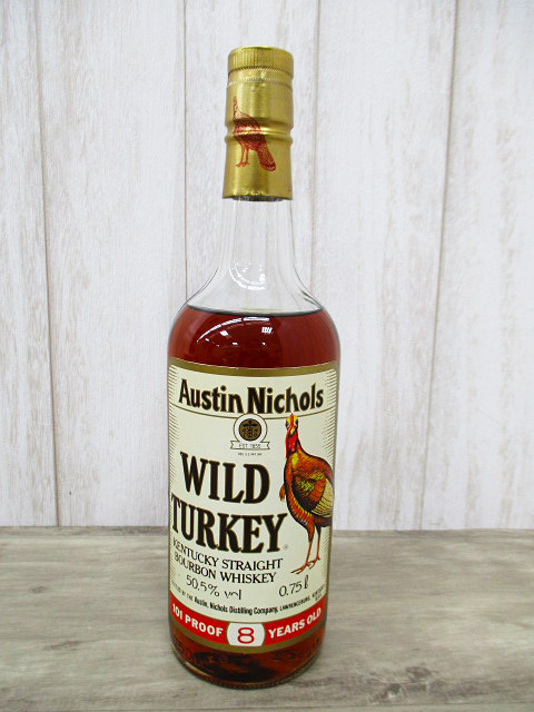 即日発送]☆未開栓☆WILD TURKEY/ワイルドターキー 8年 750ml 50.5% USA製