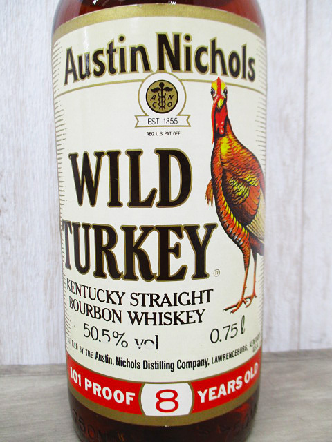 即日発送]☆未開栓☆WILD TURKEY/ワイルドターキー 8年 750ml 50.5% USA製