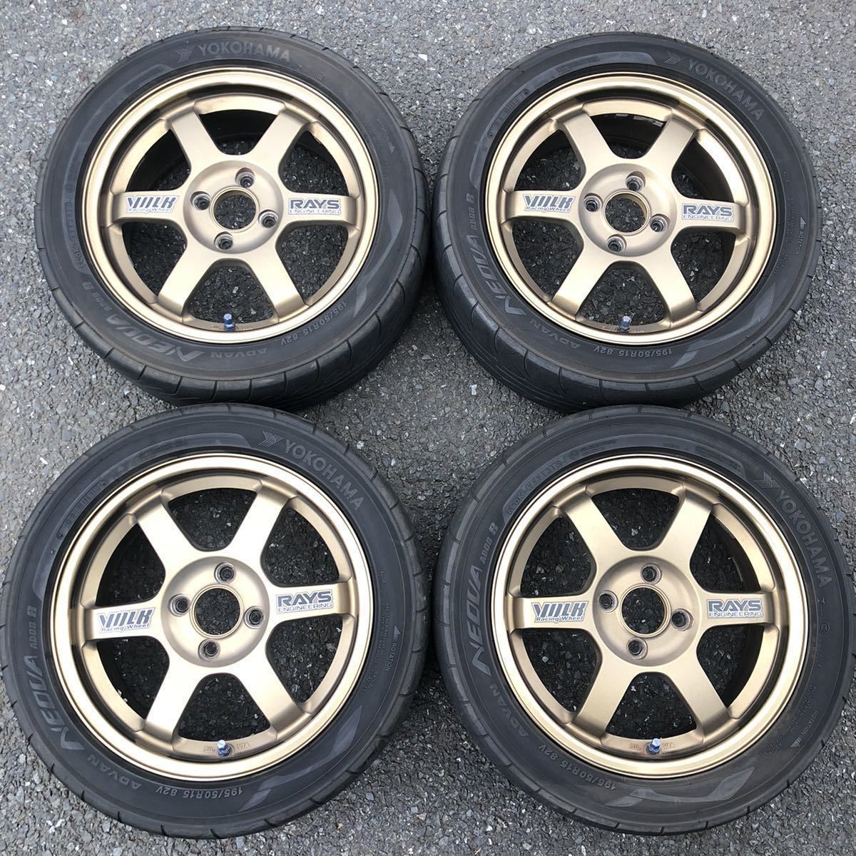 軽量！鍛造 VOLK RACING RAYS TE37 ヴォルクレーシング レイズ PCD100 