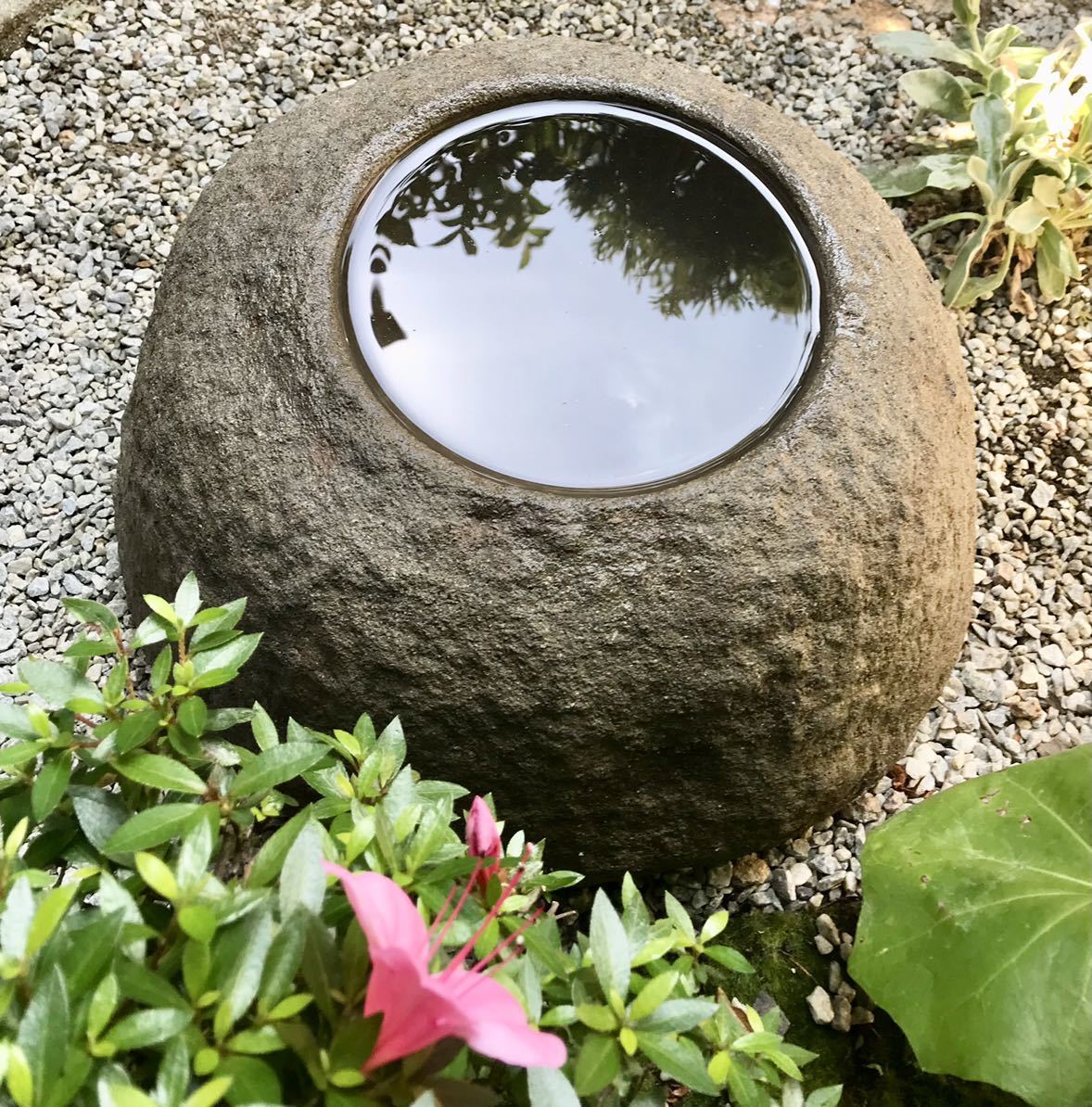 ファッション 古民具石材造園資石仏オブジェ石造彫刻【庭石・水鉢