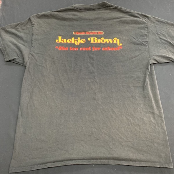 JACKIE BROWN Tシャツ ヴィンテージ ラバープリント 映画T ジャッキー 