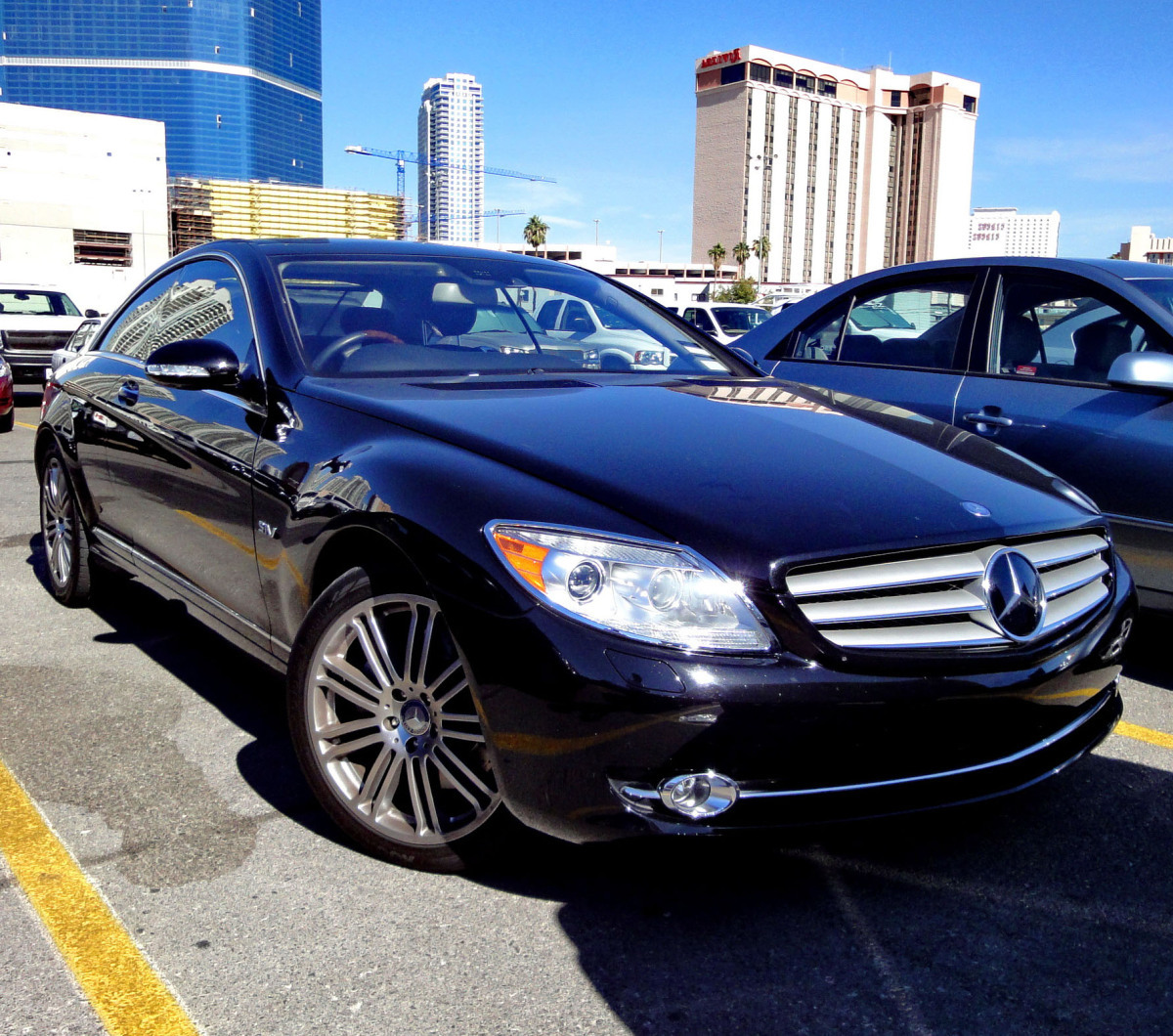 メルセデス ベンツ メッキ ヘッドライト ヘッドランプ リング W216 C216 CL550 CL600 CL63 CL65 CLクラス ガーニッシュ