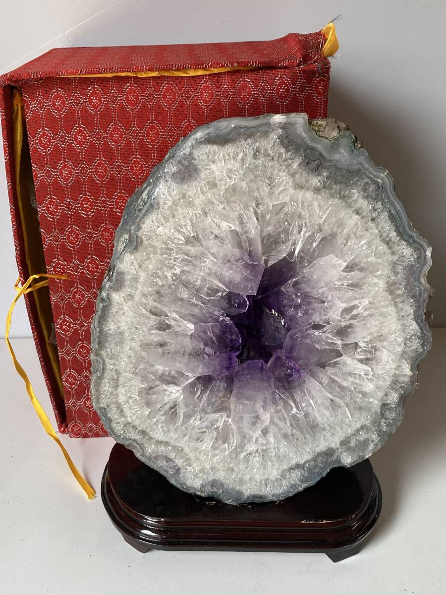 B3◇アメジスト 紫水晶 11◇特大6kg 観賞石 原石 天然石 輪切り B3◇アメジスト 紫水晶 11◇特大6kg 観賞石 原石 天然石 輪切り