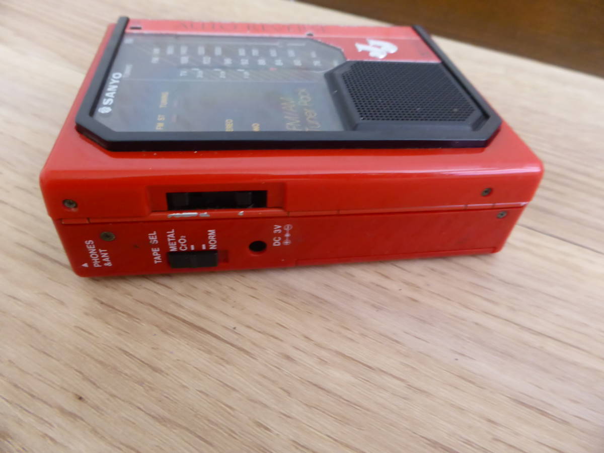 MR-jjⅡ SANYO AUTO REVERSE カセットプレーヤー レトロ MR-jjⅡ SANYO