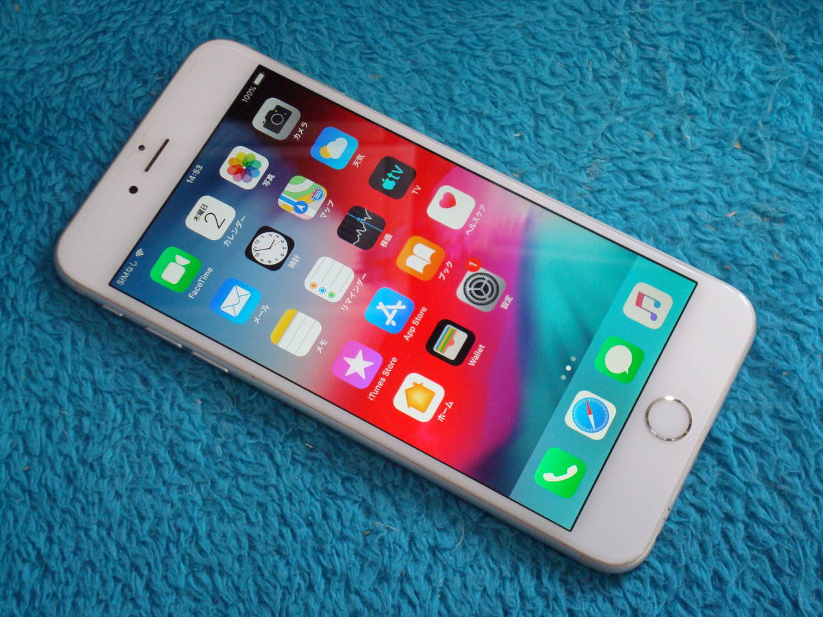 iPhone 6 PLUS 64GB A1524 iOS12.5.5 SoftBankキャリア バッテリ最大容量87％ 美品 送料無料