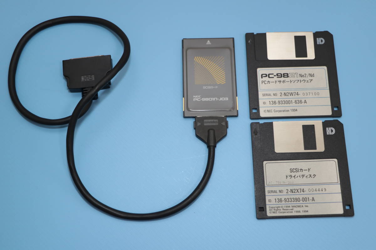 PCMCIA TYPEⅡ SCSI-Ⅱ PC CARD