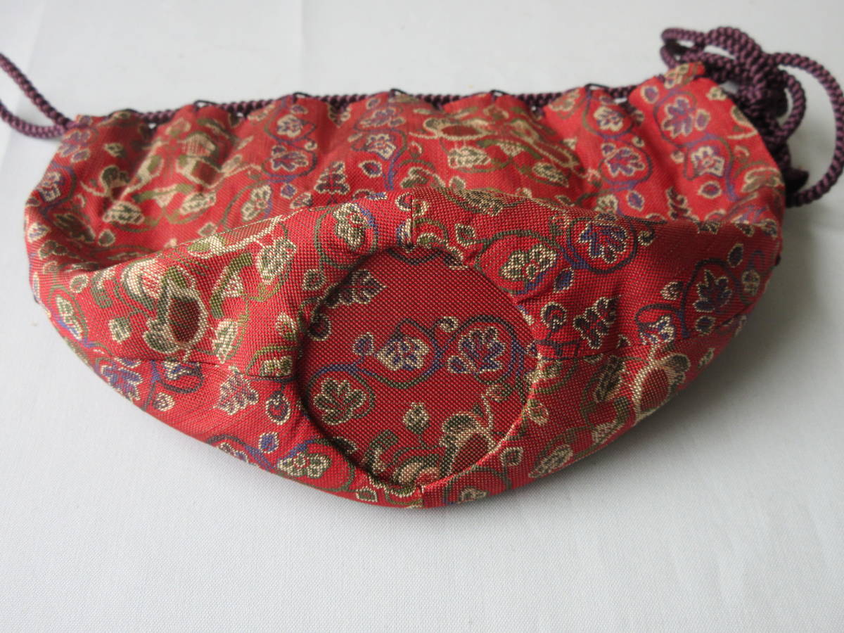 龍村美術織物製【仕服三つ組揃い】【仕覆三点セット】裂地：鴛鴦唐草文