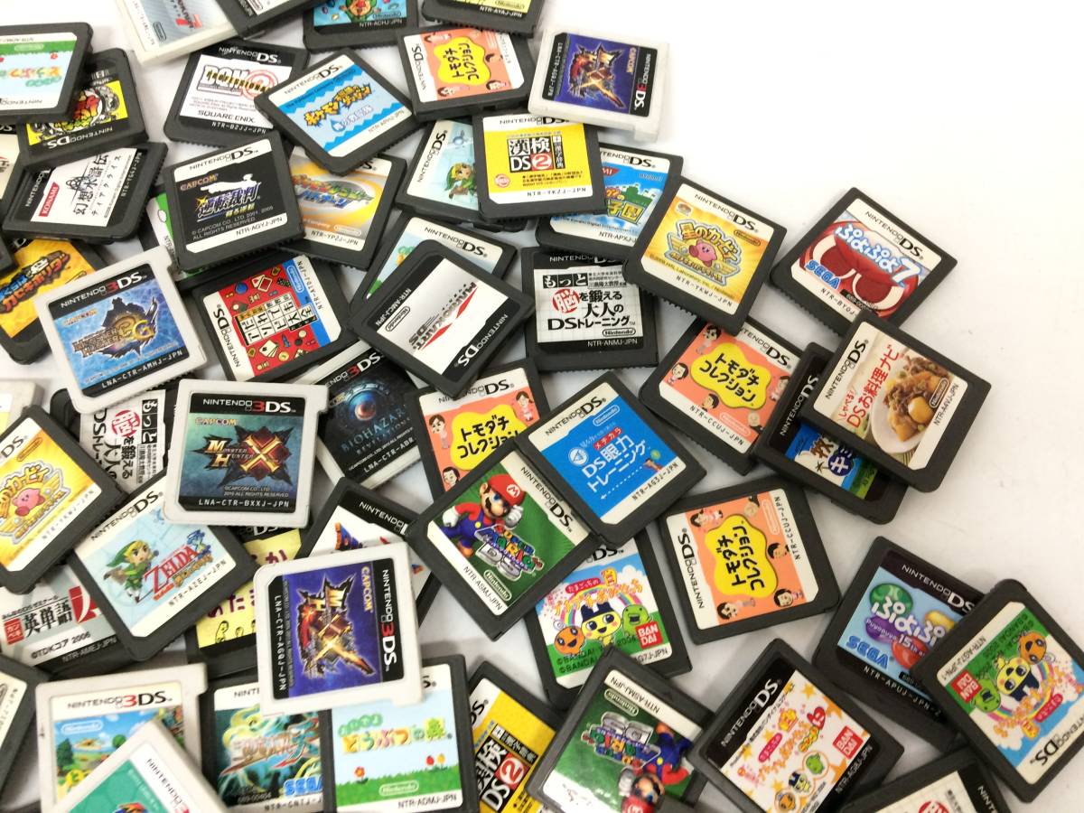 3DS/DS ソフト Nintendo 任天堂 動作未確認 ジャンク 約100個 まとめ