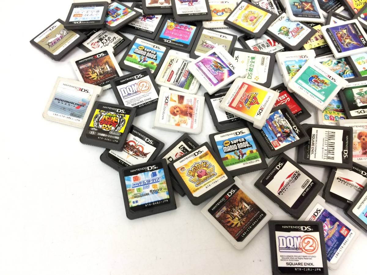 3DS/DS ソフト Nintendo 任天堂 動作未確認 ジャンク 約100個 まとめ