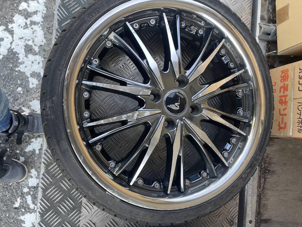 軽自動車用 タイヤホイール4本セット シュティッヒ 17インチ 5.5J 