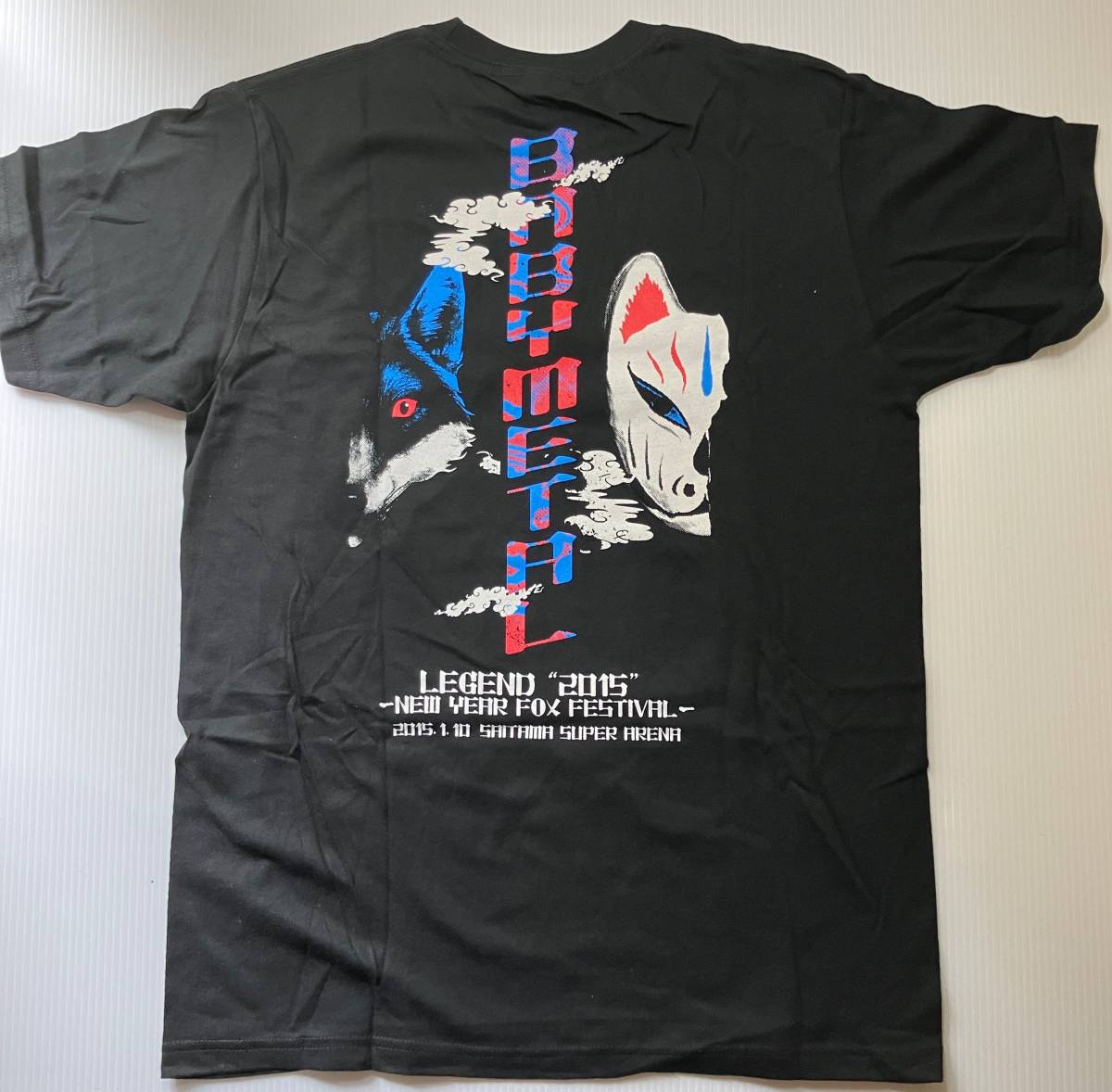 XXL BABYL Tシャツ 2015 新春キツネ祭り BABYMETAL 2015 新春キツネ祭 キツネ様TシャツXL BABYMETAL 【公式通販】