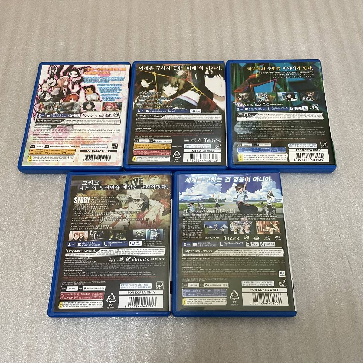 psvita 韓国版ソフト 5本セット 韓国語 海外版 PlayStation VITA 