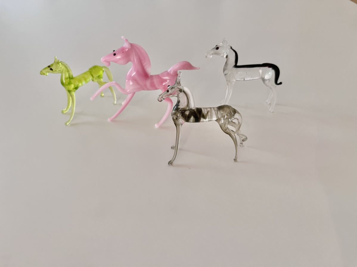 イタリア製　ムラーノガラス　馬 手吹きガラスの馬 onlinestore インテリア ｜ JewelryKyoto SHOP