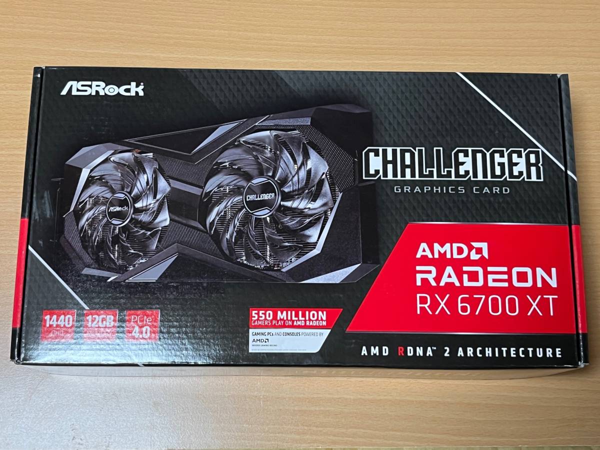 ⭐︎ジャンク⭐︎ radeon RX6700XT ジャンク】RADEON RX6700XT CHALLENGER D 12GB