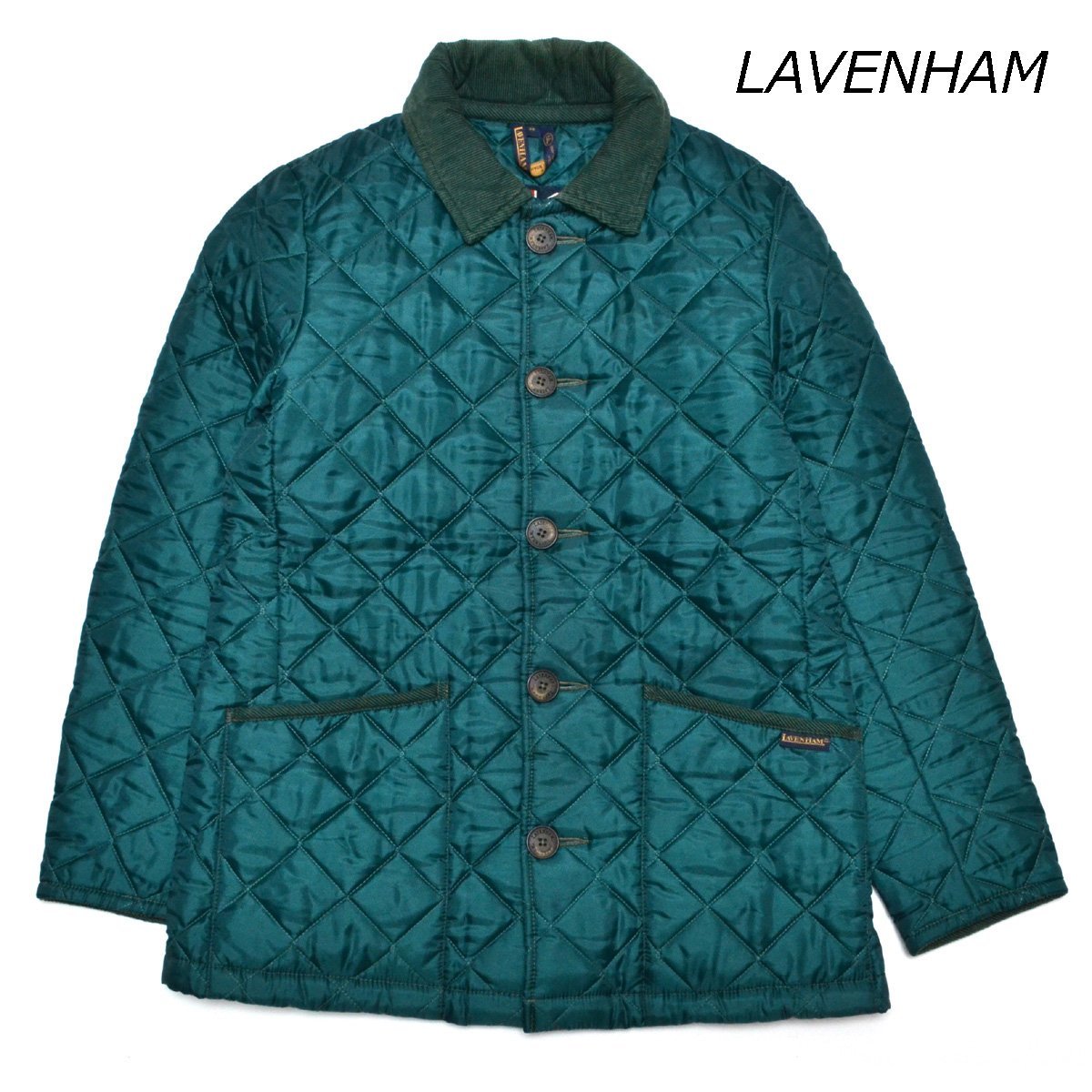 定番人気，高品質 M392720 LAVENHAM ラベンハム 英国製 キルティングジャケット M 38 サイズ メンズ グリーン(ジャケット、上着)｜売買されたオークション情報、yahooの商品情報をアーカイブ公開 - オークファン 男性用