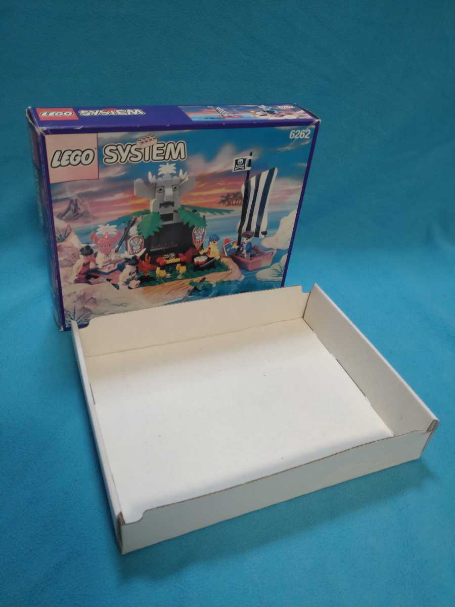 送料無料】LEGO 6262 レゴ 謎の石像リキリキ 説明書＆箱付き ロンゴ族 