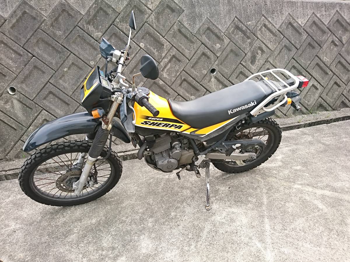 スーパーシェルパ KL250G 外装セット タンク カウル フェンダー 