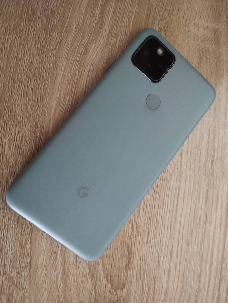 【中古美品・送料込！ おまけ付き】Google Pixel5（Sorta Sage 128GB、SIMフリー）_4