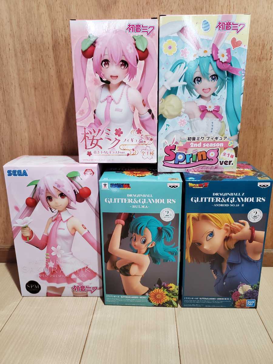 美少女 フィギュア ワンピース ドラゴンボール 初音ミク 18号 ブルマ