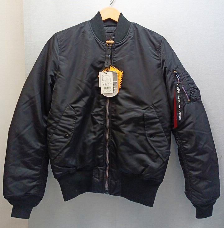 未使用品】ALPHA INDUSTRIES×EMODA MA-1 ジャケット ブラック M メンズ 