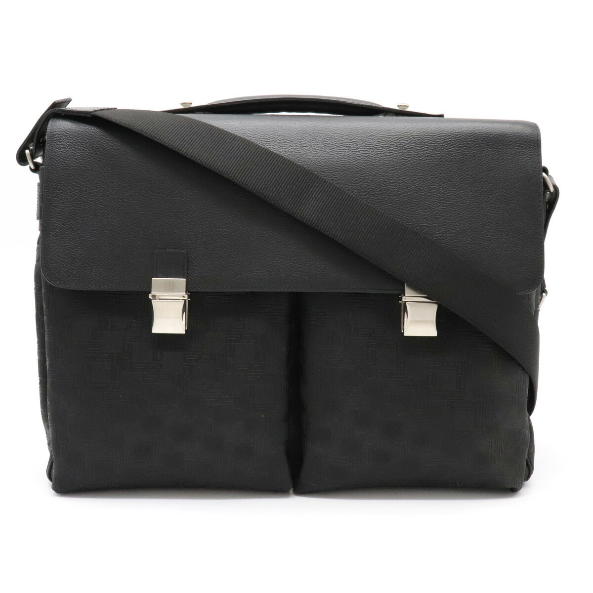 希少 ダンヒル Dunhill ブリーフケース PC A4サイズ収納可能 ダンヒル