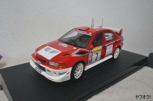オートアート 三菱 ランサーエボリューションⅥ WRC 1/18 ミニカー