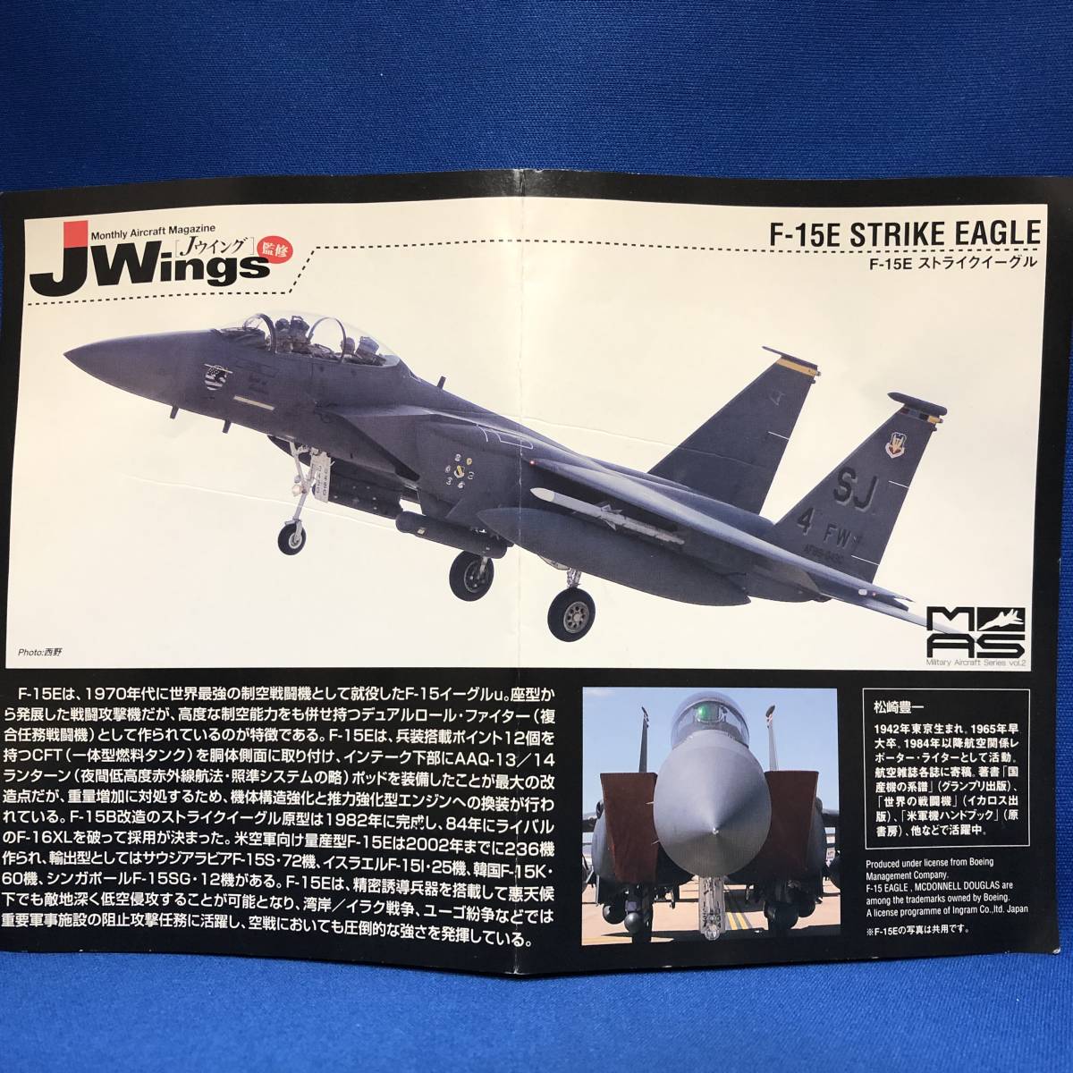 JWings監修 世界の主力戦闘機 F-15E ストライクイーグル 第90戦闘飛行