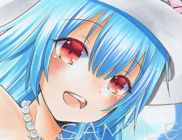 比那名居天子 大色紙 ウェディング 手描きイラスト 東方project 東方 Www Uppmesp Com Br