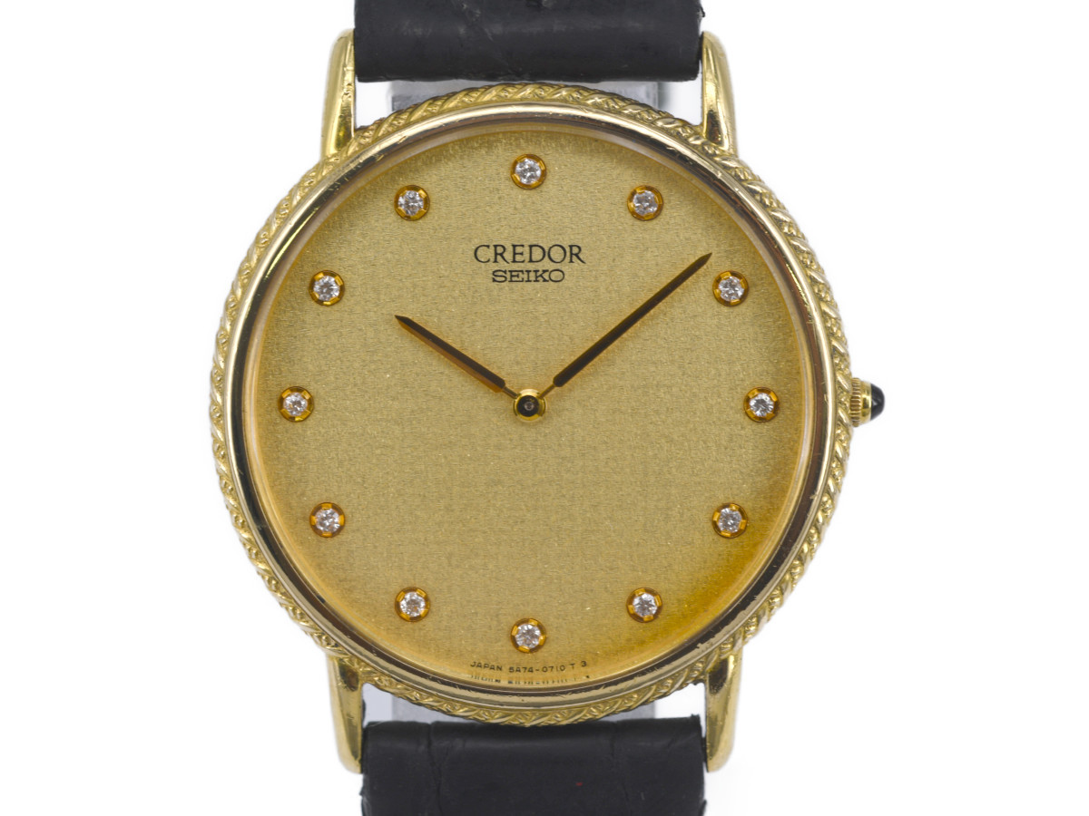セイコー クォーツ 7N00-8A00 ゴールド 稼働品 美品（Seiko Watch Men 