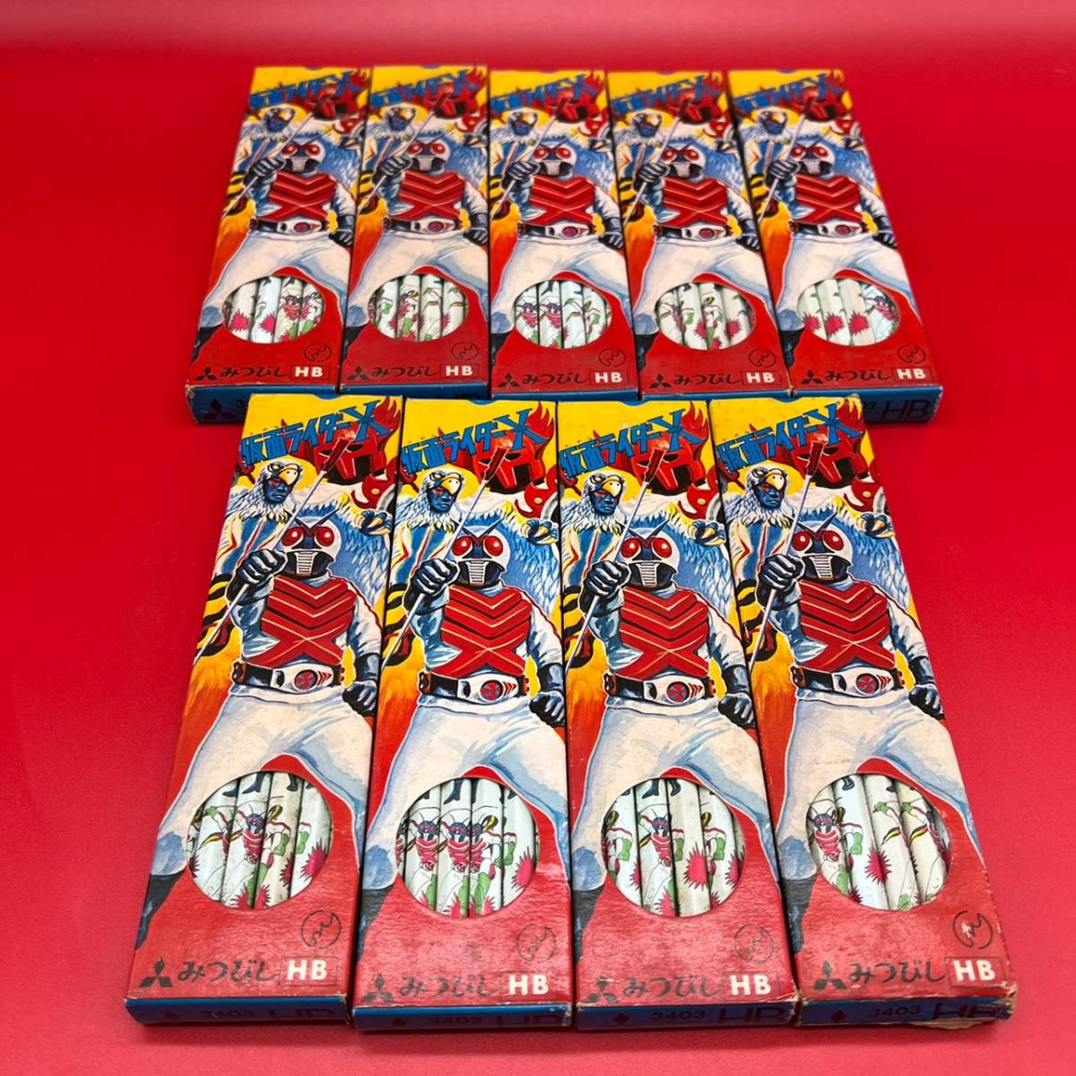 仮面ライダー（当時物）鉛筆 仮面ライダー 鉛筆削り フィギュア ソフビ