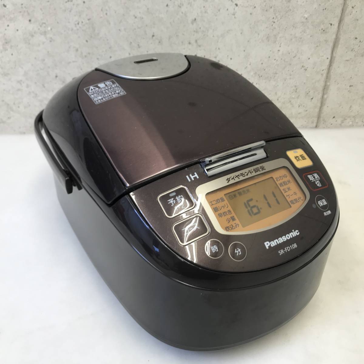 Panasonic 19年製 IH炊飯ジャー5.5合 SR-FD108 整A4 送料無料 Panasonic 19年製 IH炊飯ジャー5.5合 SR-FD108 整A4 送料無料