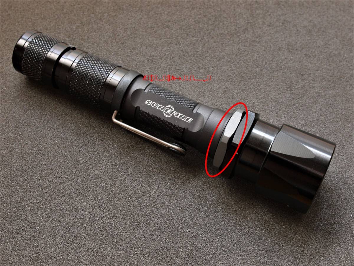 SUREFIRE LU60 adapter old gen weaponlight (検 sopmod 初期アフ U→C  