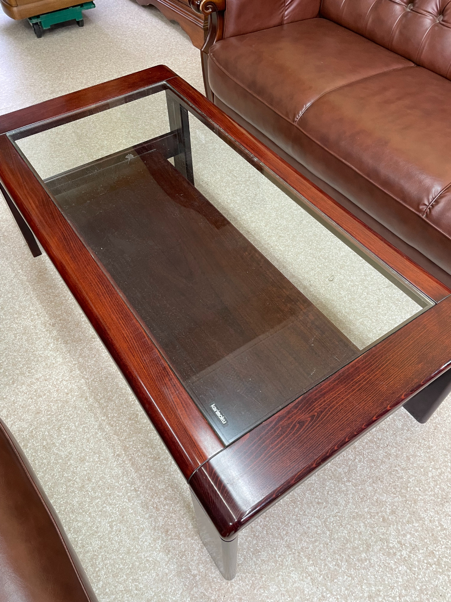 karimoku カリモク 応接セット 一人掛けソファーx2/3人掛けソファー