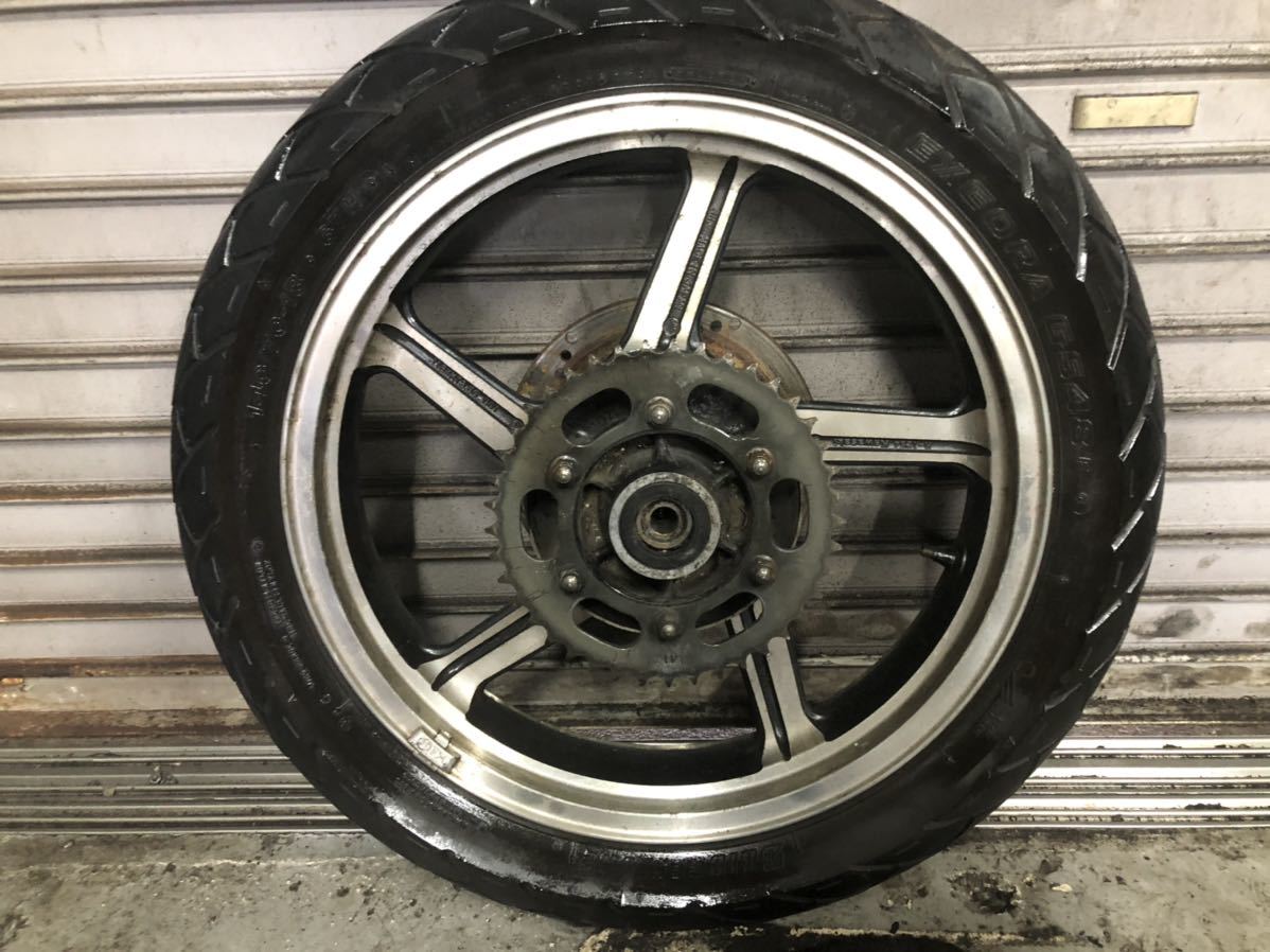 【得価，定番】 倉庫整理 確実実働 ゼファー400 リアホイール ゼファー&chi; GPZ400f z400gp z400fx beet 外装 エンジン 純正(リア)｜売買されたオークション情報、yahooの商品情報をアーカイブ公開 - オークファン カワサキ用