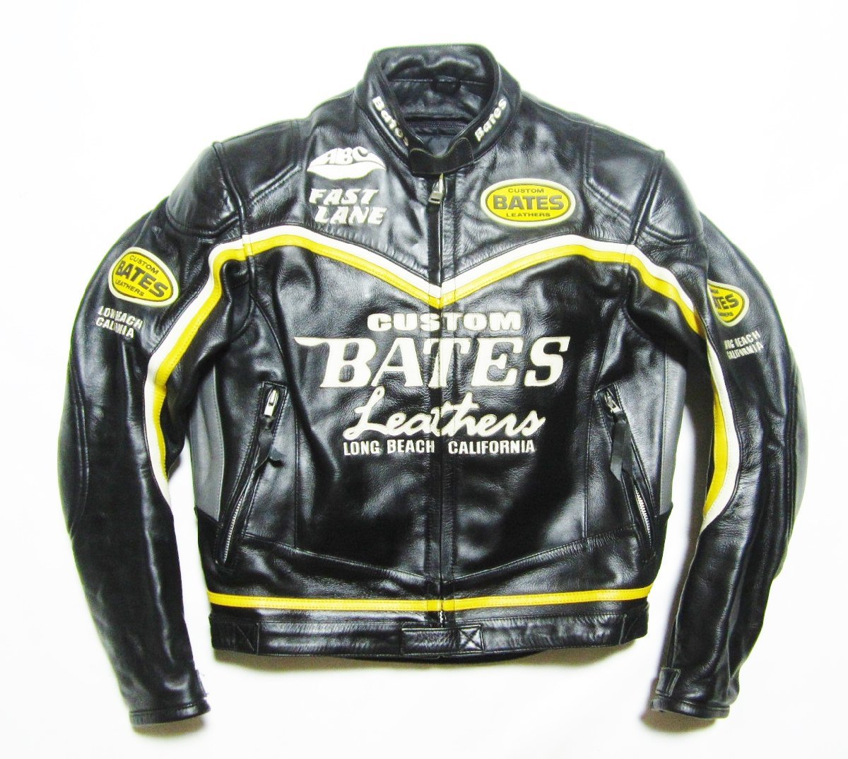 BATES ベイツ 極美品 BATES×ABCレザー ベイツ レザー ライダース 